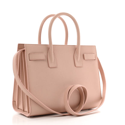 Saint Laurent Grained Calfskin Baby Sac De Jour Pale Pink 3 of 11