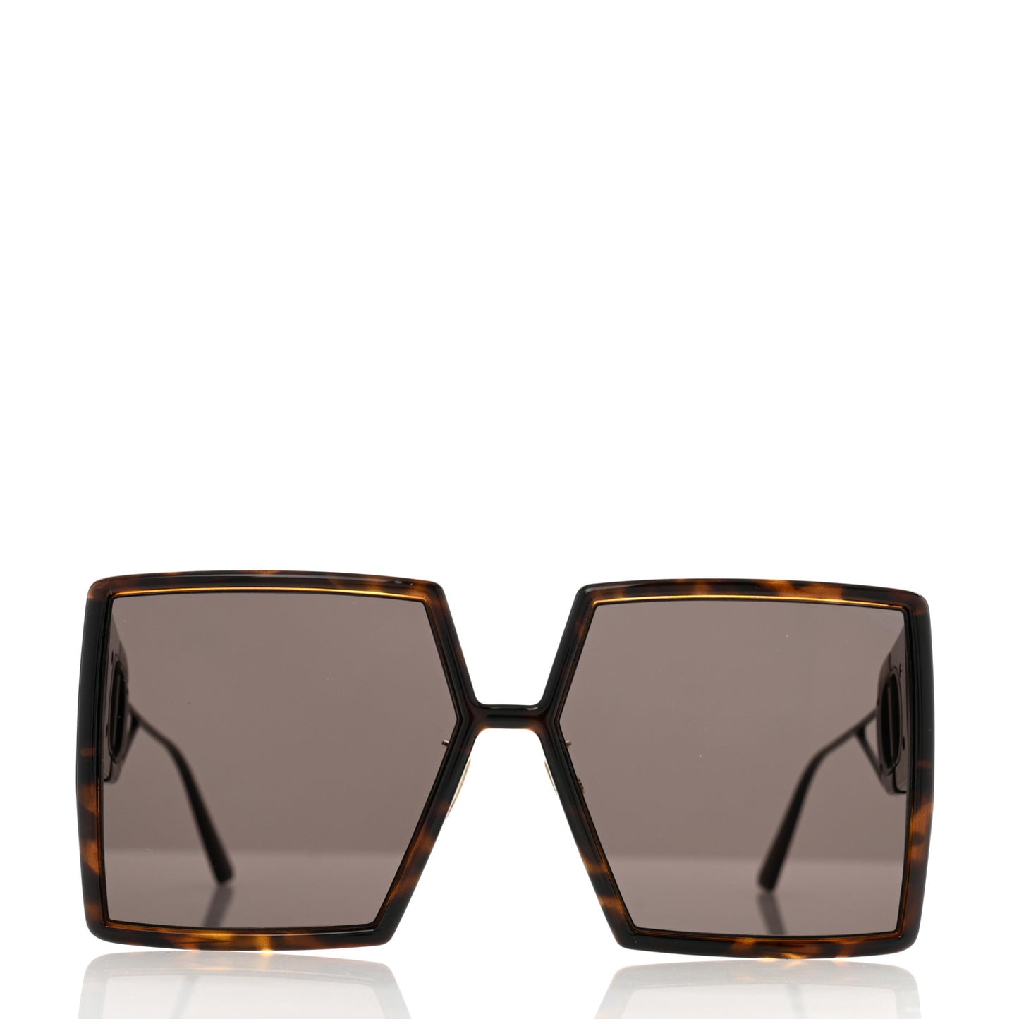 Square 30 Montaigne Sunglasses Tortoise