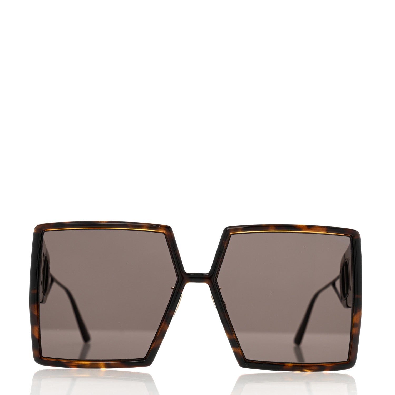 Christian Dior Square 30 Montaigne Sunglasses Tortoise 2 of 8