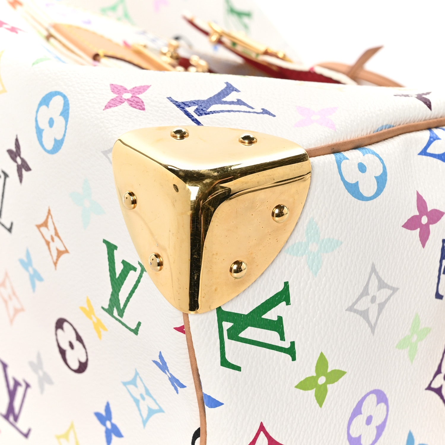 Louis Vuitton Monogram Multicolor Speedy 30 White 9 of 12