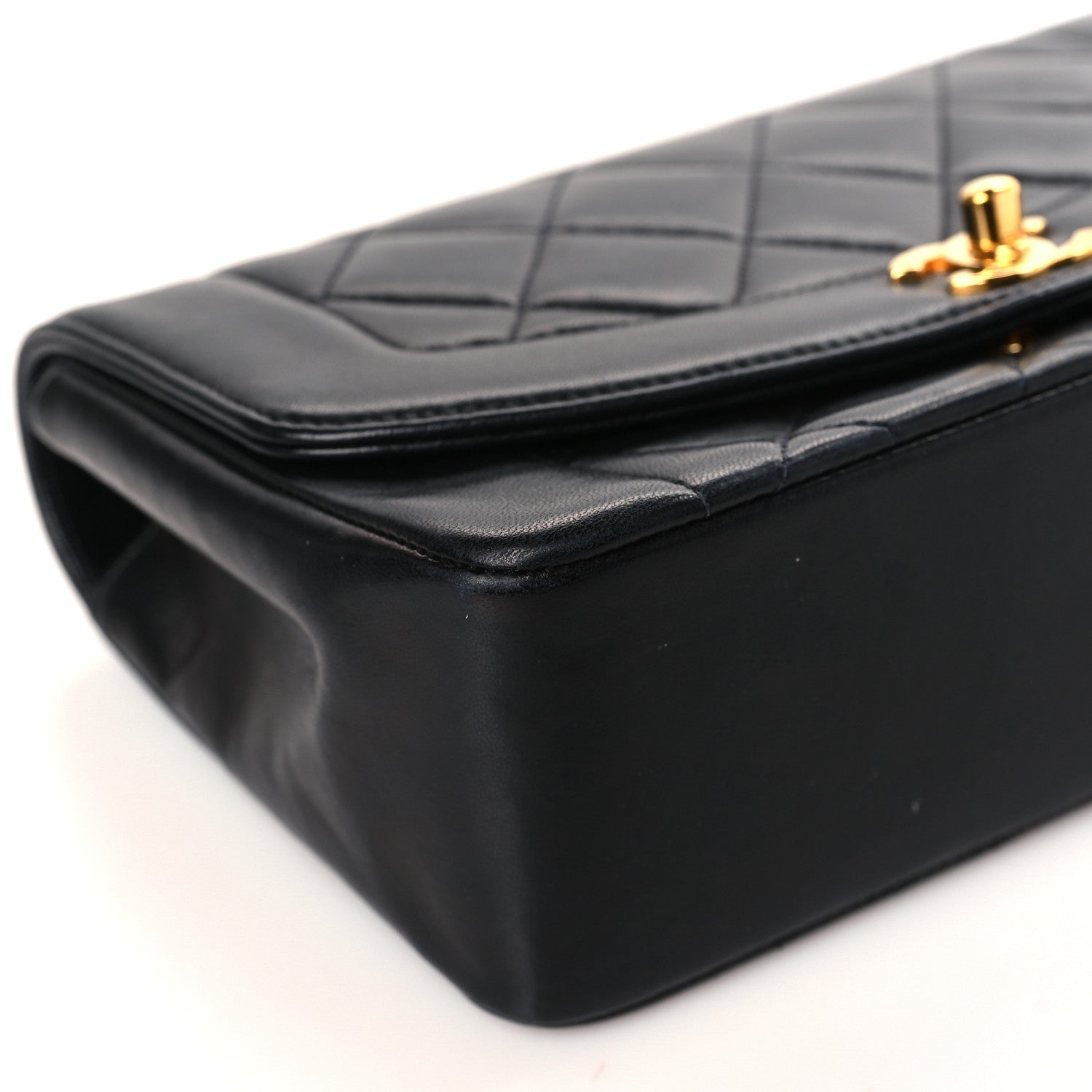 Chanel Lambskin Quilted Small Single Flap Black 8 of 9