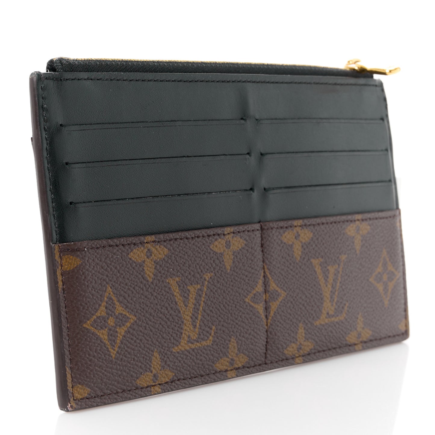 Monogram Slim Purse Black