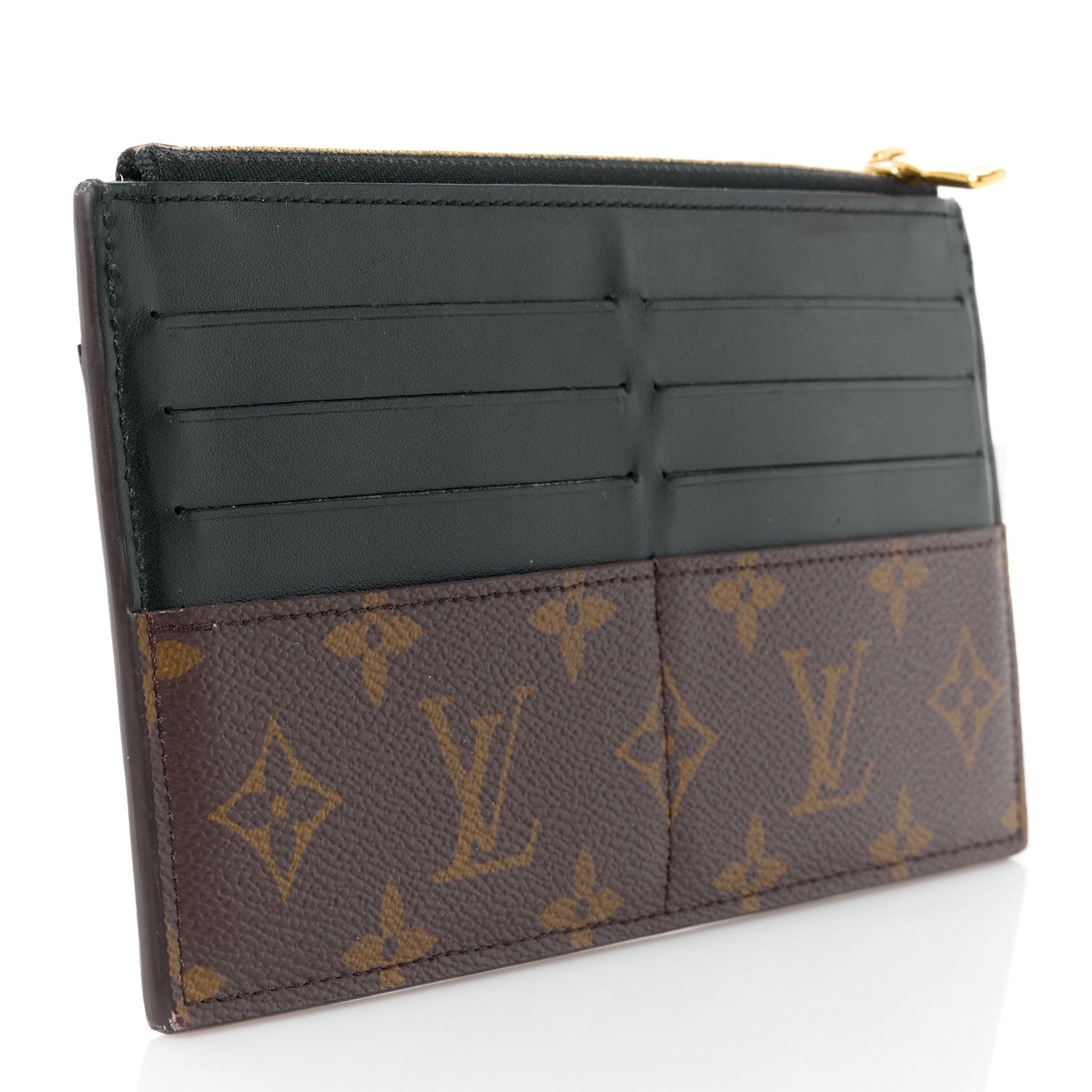 Louis Vuitton Monogram Slim Purse Black 3 of 11