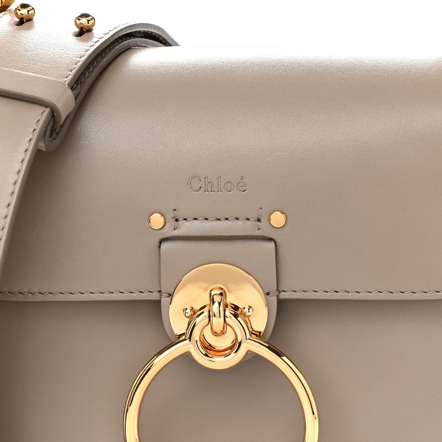 Calfskin Small Tess Bag Motty Grey