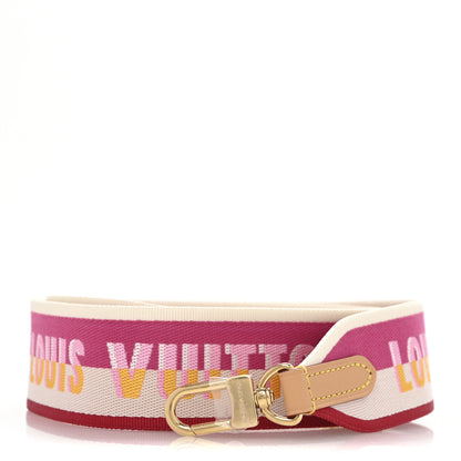 Louis Vuitton Jacquard Speedy Bandouliere 20 Shoulder Strap Fuchsia 1 of 5