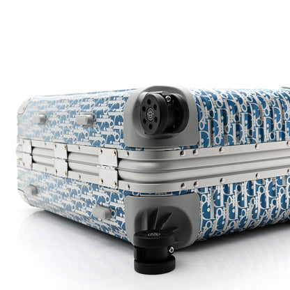 Christian Dior X RIMOWA Aluminum Gradient Cabin Luggage Blue Multi 8 of 12