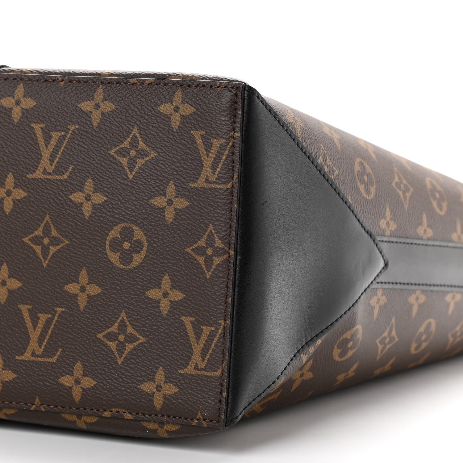 Louis Vuitton Monogram Macassar Weekend Tote GM 10 of 10