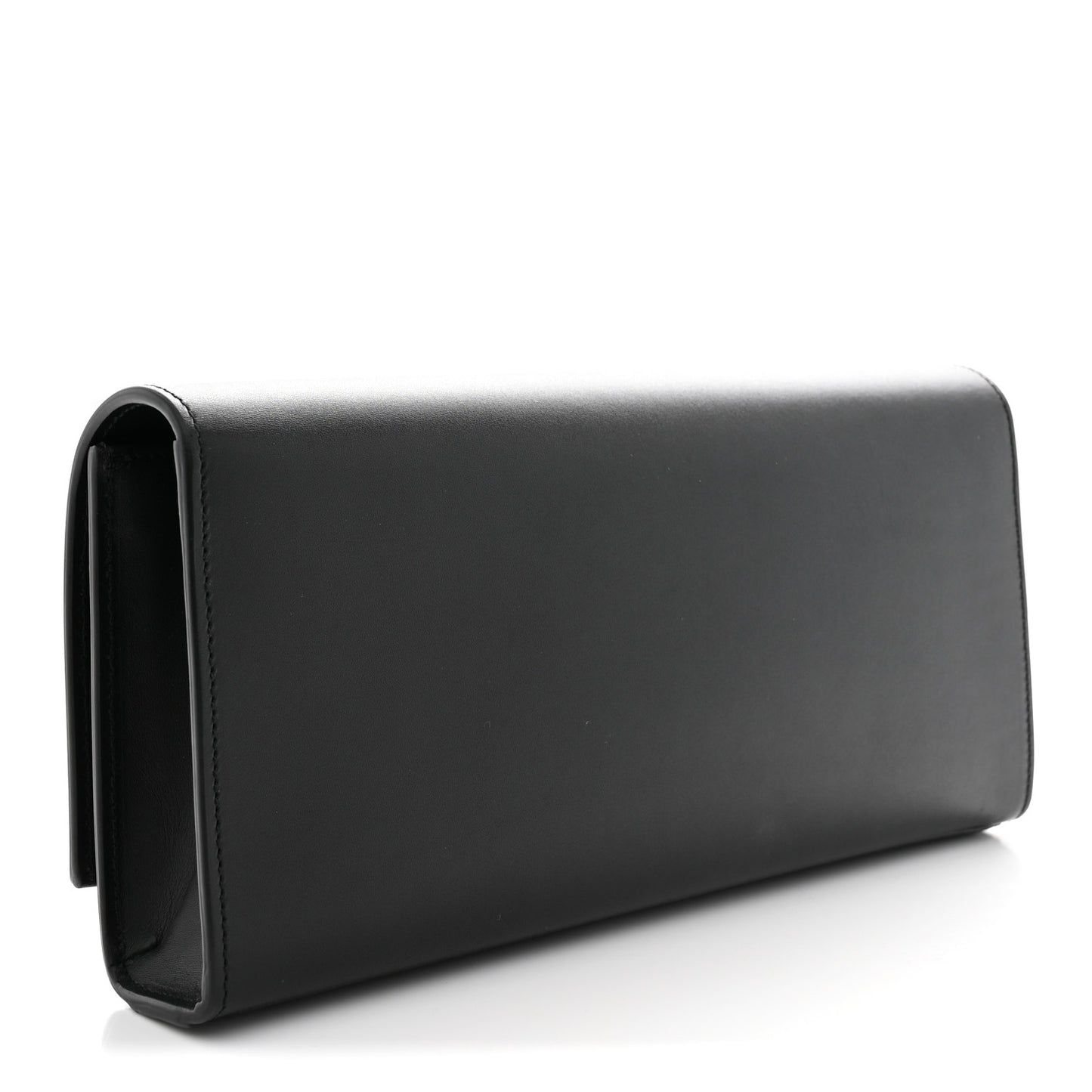 Calfskin Classic Monogram Tassel Clutch Black