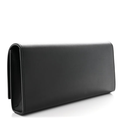 Saint Laurent Calfskin Classic Monogram Tassel Clutch Black 3 of 10