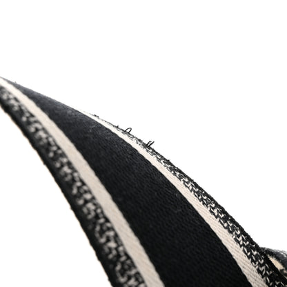 Christian Dior Canvas Embroidered Shoulder Strap Black Ultramatte 6 of 8