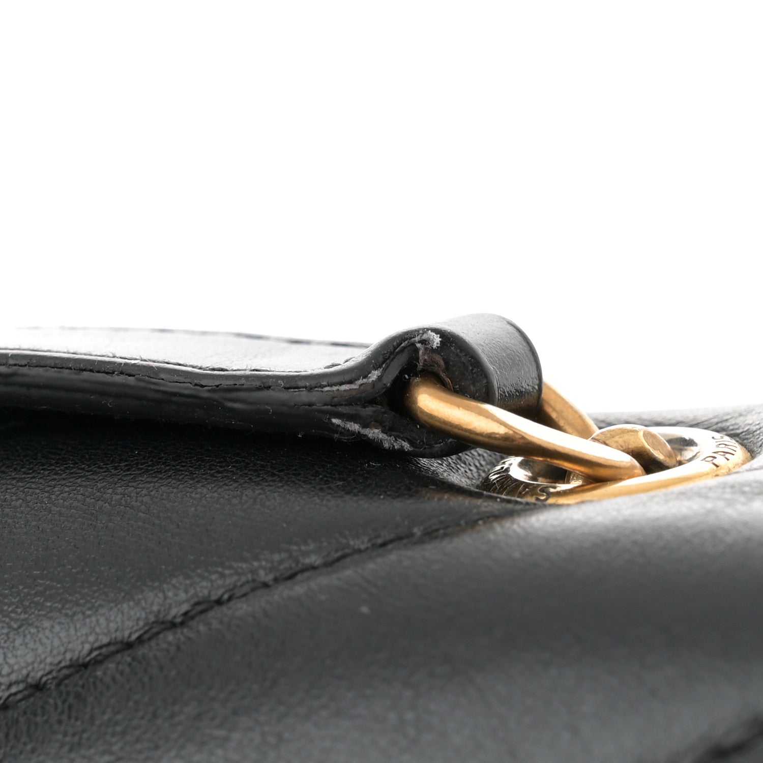 Saint Laurent Calfskin Y Quilted Monogram Small Loulou Chain Satchel Black 13 of 13