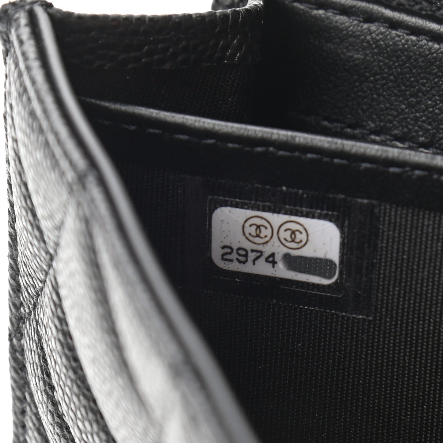 Caviar Quilted Long Boy Flap Wallet Blackaviar Quilted Boy Flap Wallet Black