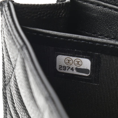 Chanel Caviar Quilted Long Boy Flap Wallet Blackaviar Quilted Boy Flap Wallet Black 8 of 8