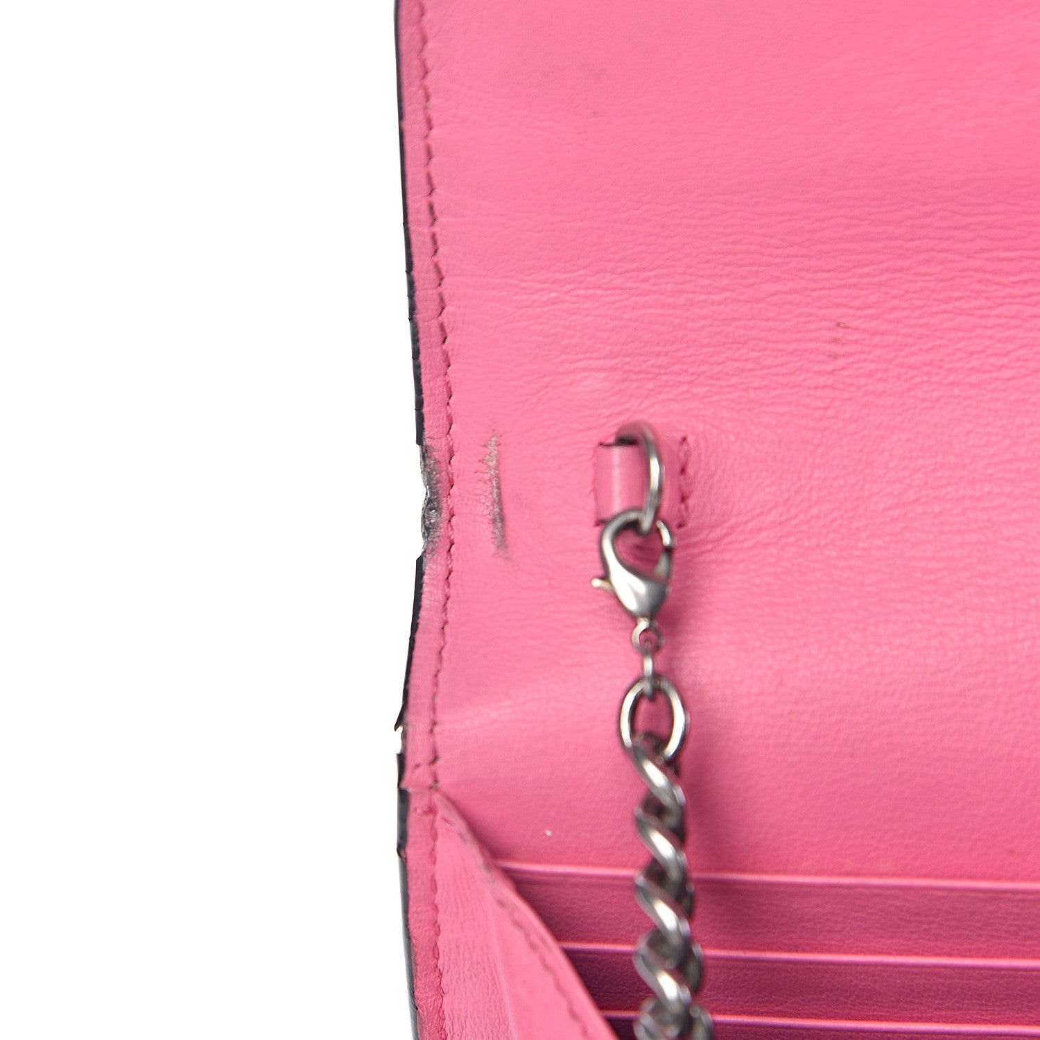 Gucci GG Supreme Monogram Mini Dionysus Chain Wallet Beige Pink 8 of 15