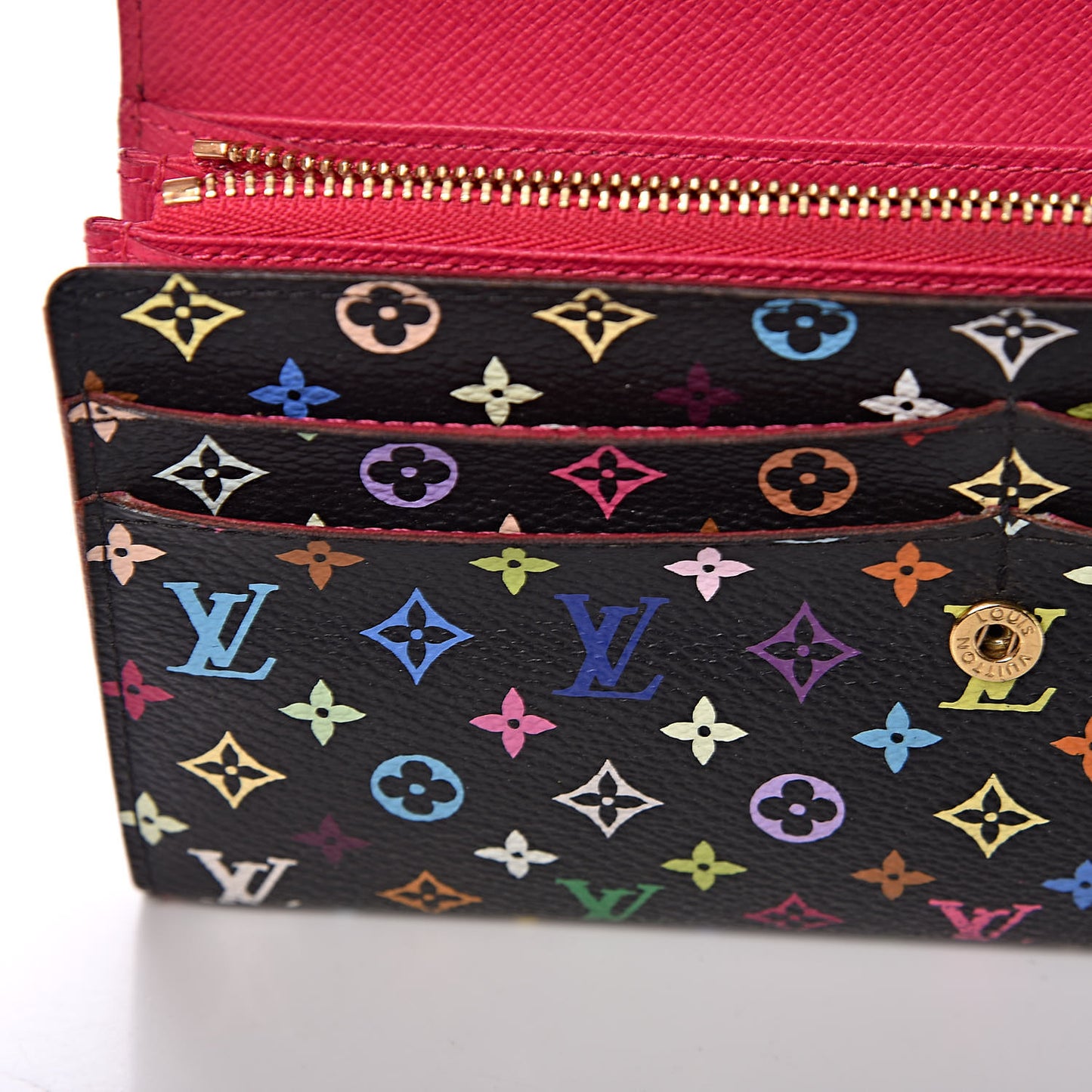 Monogram Multicolor Sarah Wallet Black Grenade