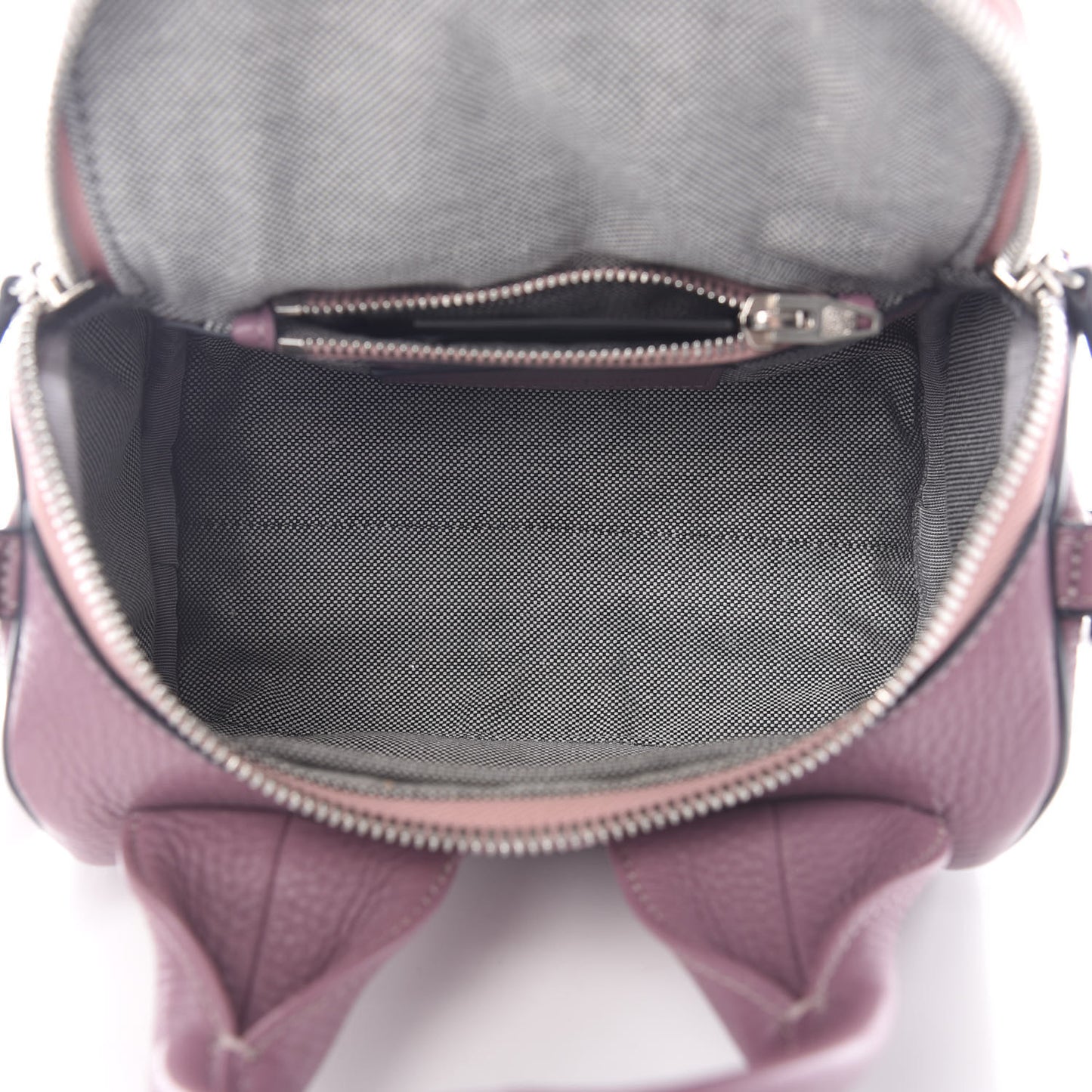 Pebbled Lambskin Mini Rockie Mauve Rhodium Hardware
