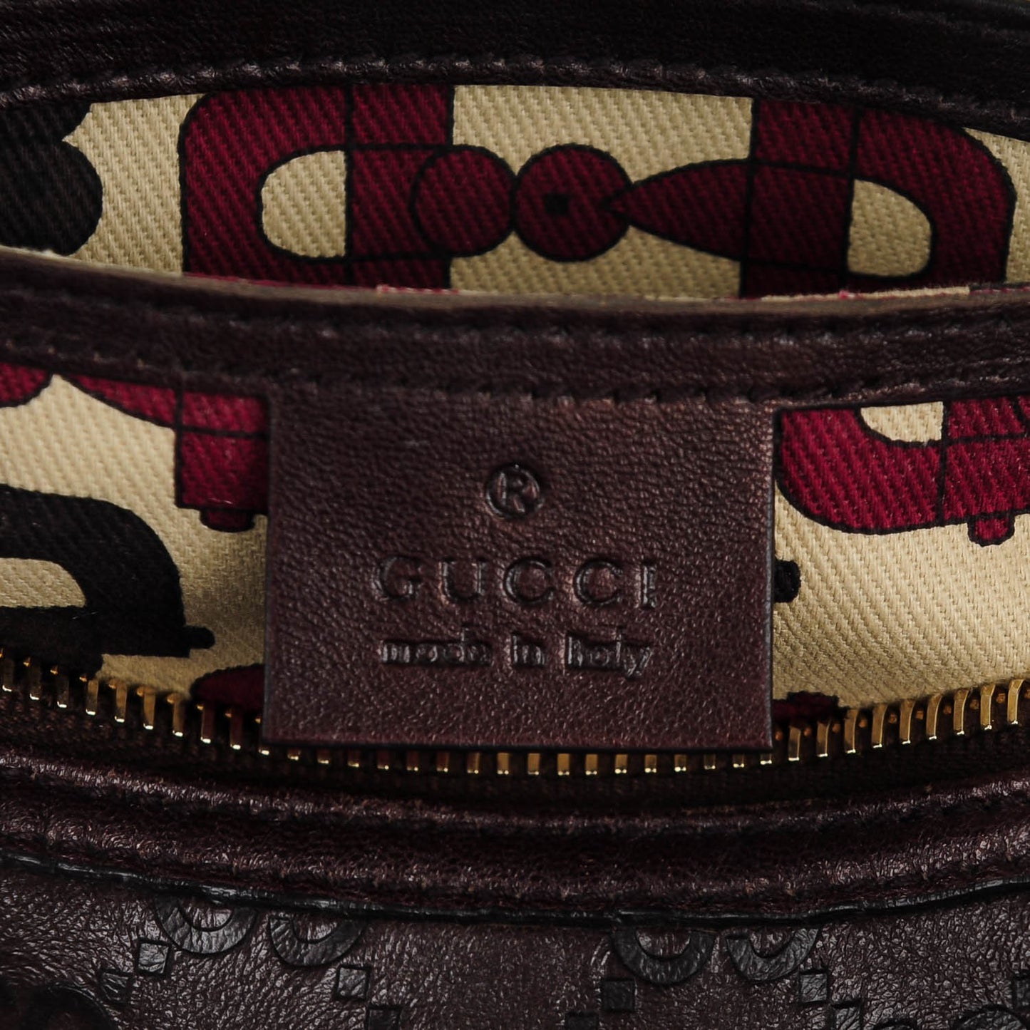 Guccissima Small Joy Boston Chocolate