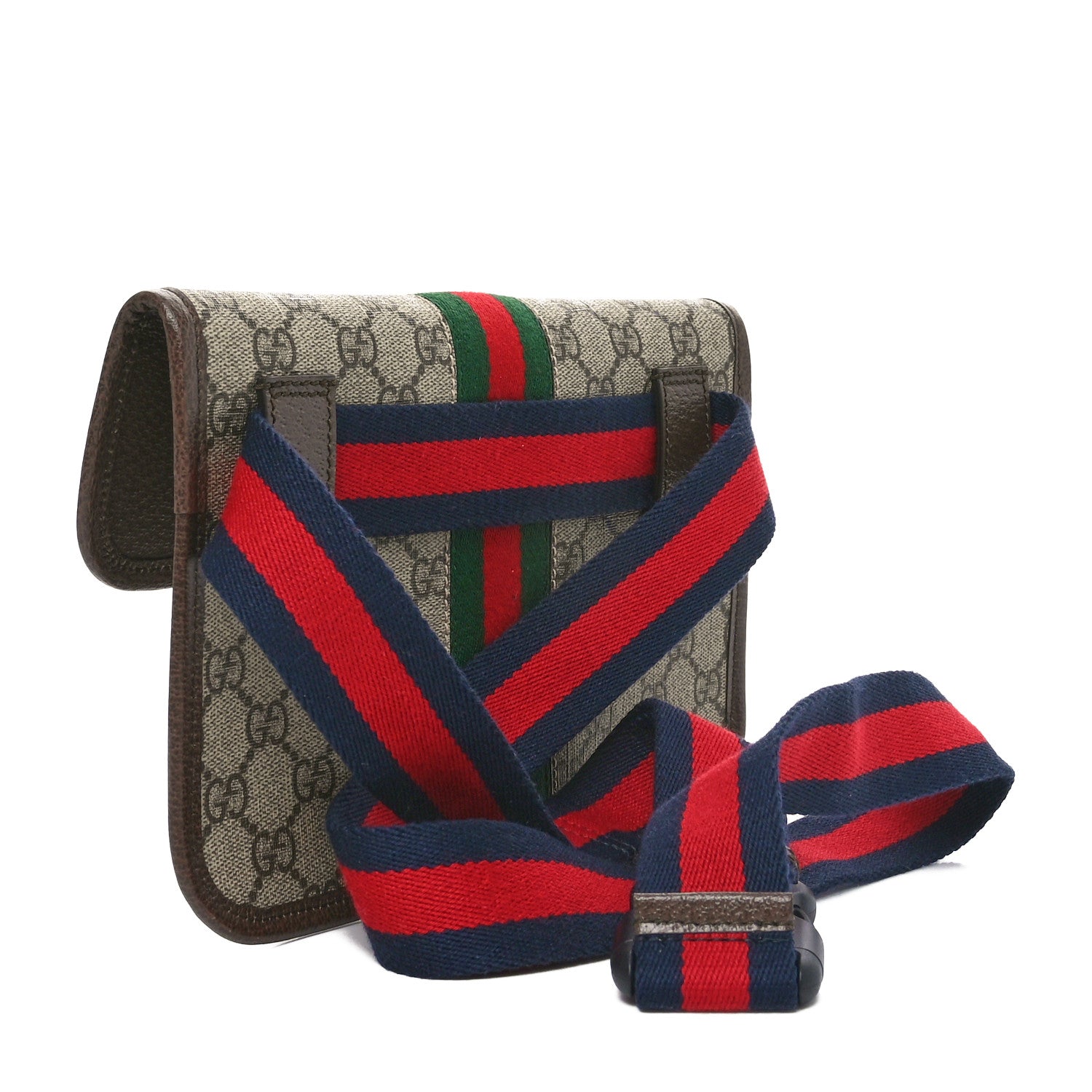 Gucci GG Supreme Monogram Web Small Ophidia Belt Bag Brown 3 of 10