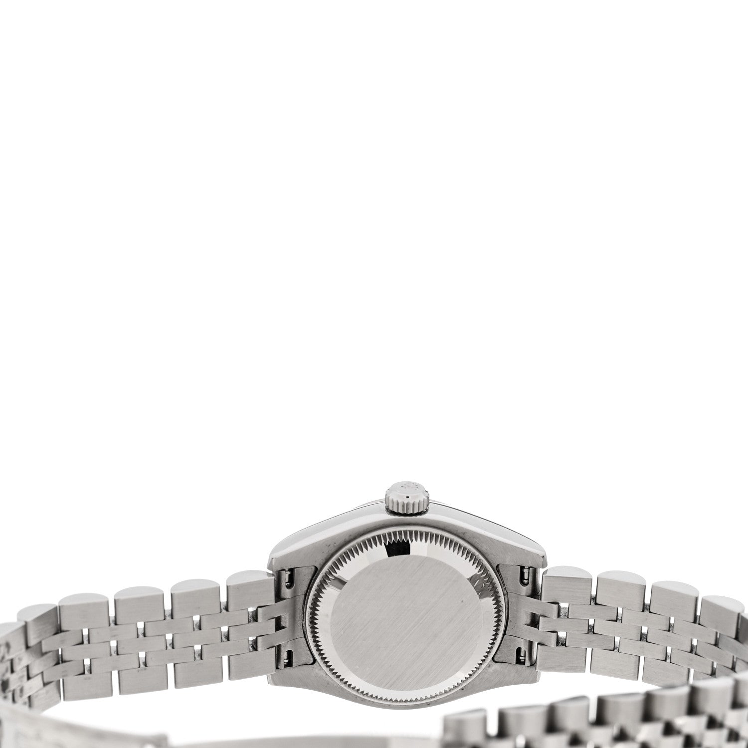 Rolex Stainless Steel 18K White Gold 26mm Oyster Perpetual Datejust Watch White Roman 179174 4 of 5