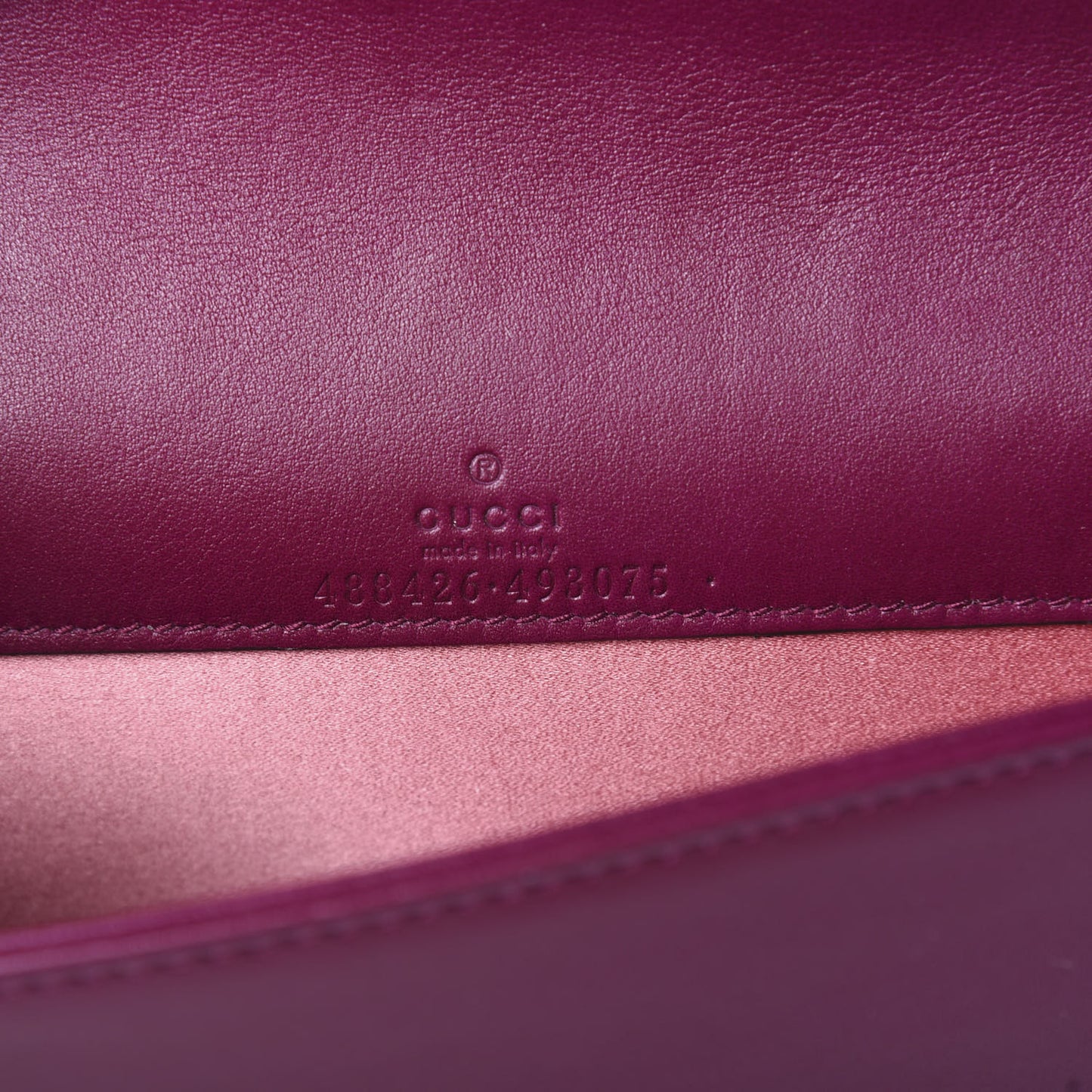 Velvet Matelasse GG Marmont Mini Bag Fuchsia Violet Cyclamen