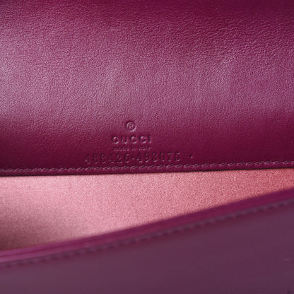 Gucci Velvet Matelasse GG Marmont Mini Bag Fuchsia Violet Cyclamen 5 of 10