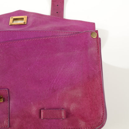 Proenza Schouler Lambskin PS1 Pochette Clutch Lemon 2 of 10
