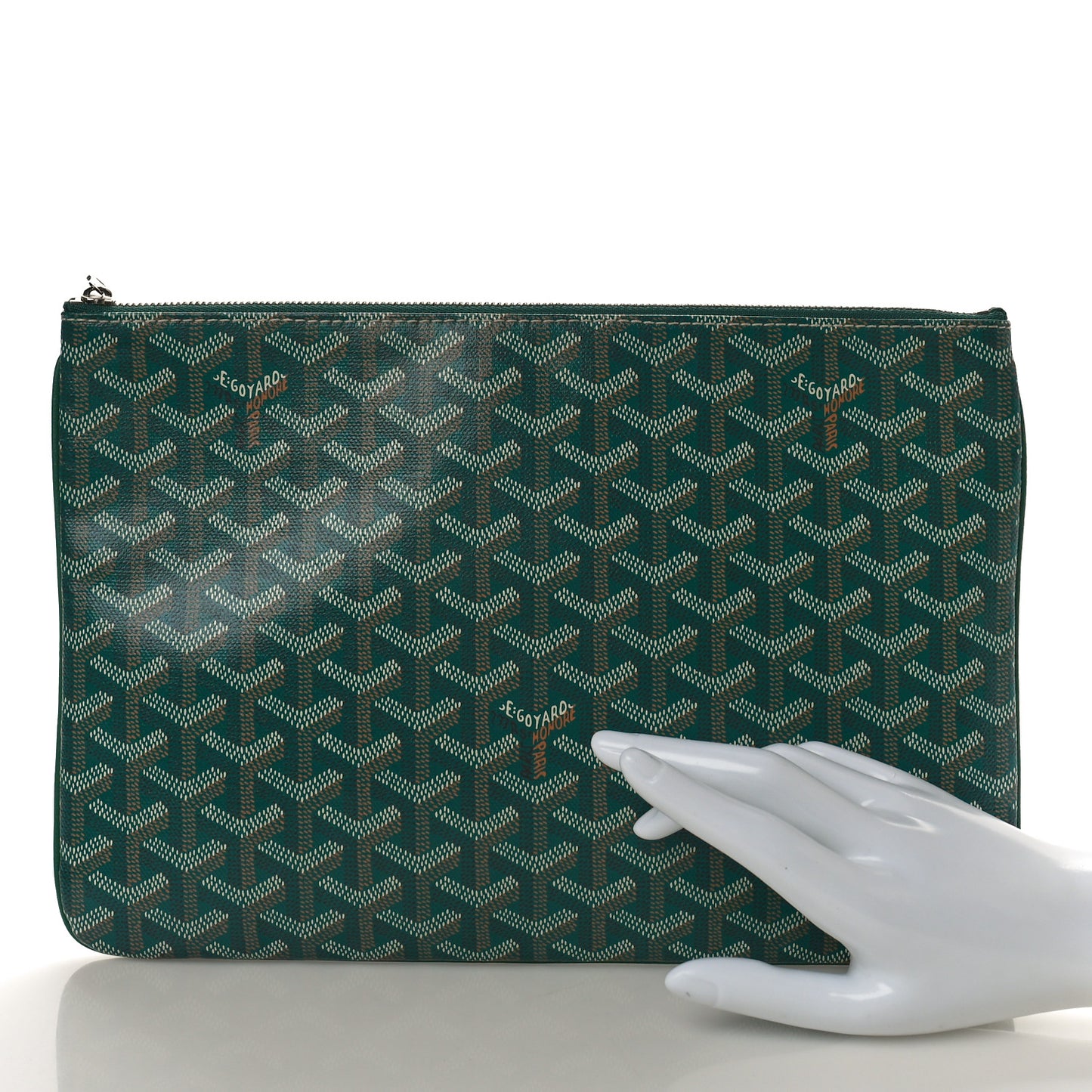 Goyardine Senat Pochette MM Green