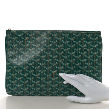 Goyard Goyardine Senat Pochette MM Green 2 of 7