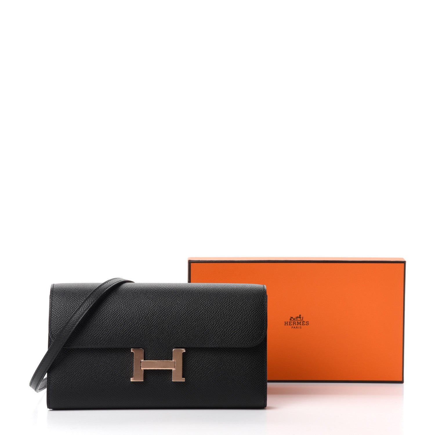 Hermes Epsom Constance Wallet To Go Black 11 of 11