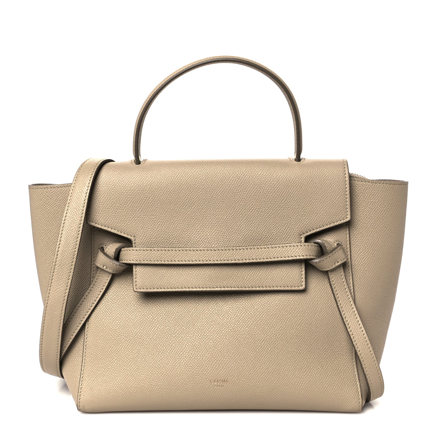 Celine Grained Calfskin Nano Belt Bag Light Taupe 1 of 12