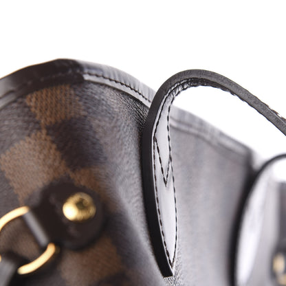 Louis Vuitton Damier Ebene Neo Neverfull MM Rose Ballerine 13 of 17