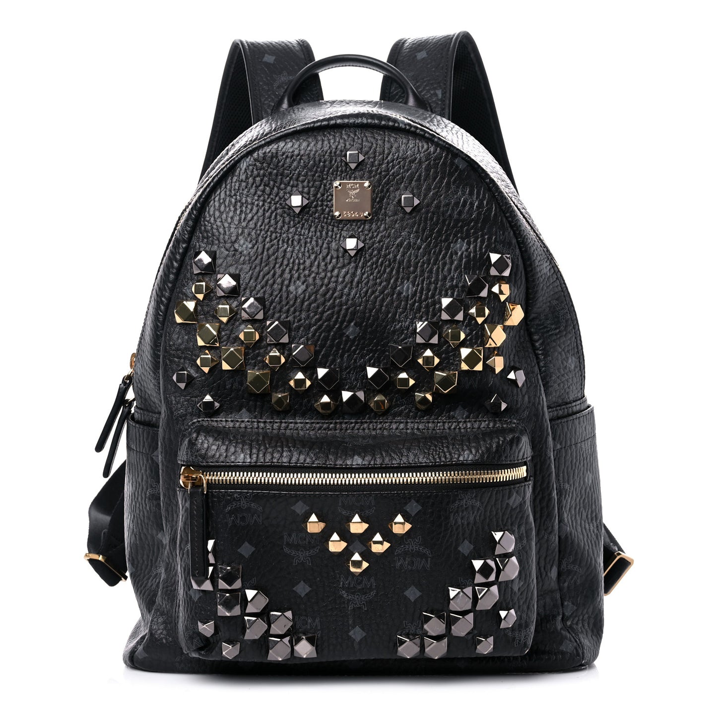 Visetos Studded Medium Stark M Backpack Black
