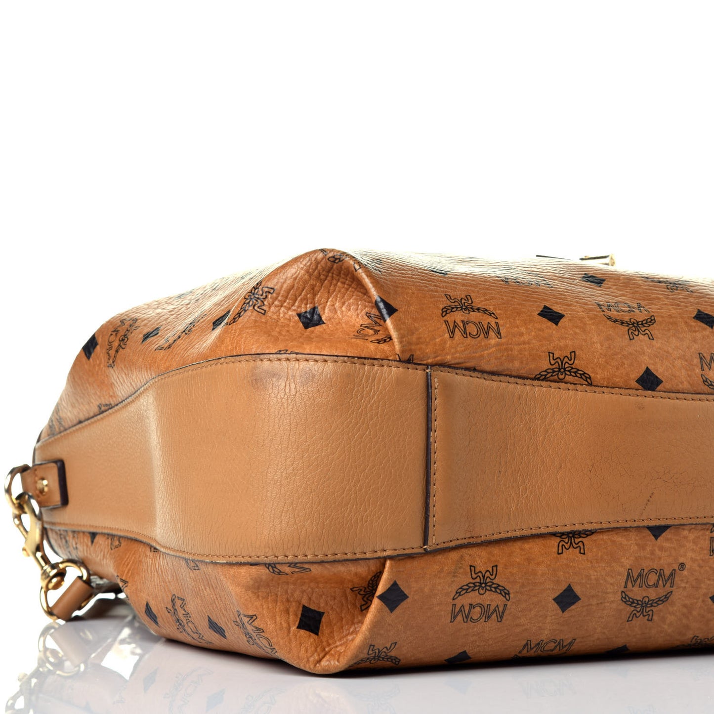 Visetos Medium Drawstring Shopper Cognac