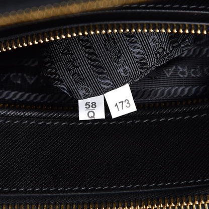 Prada Saffiano Medium Galleria Double Zip Tote Black 7 of 9