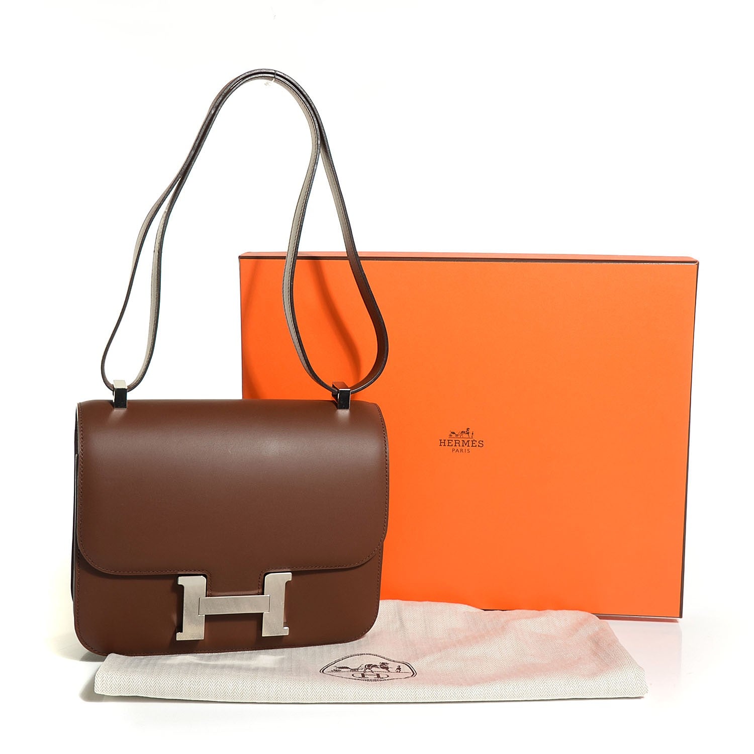 Hermes Sombrero Constance 24 Brulee 4 of 12