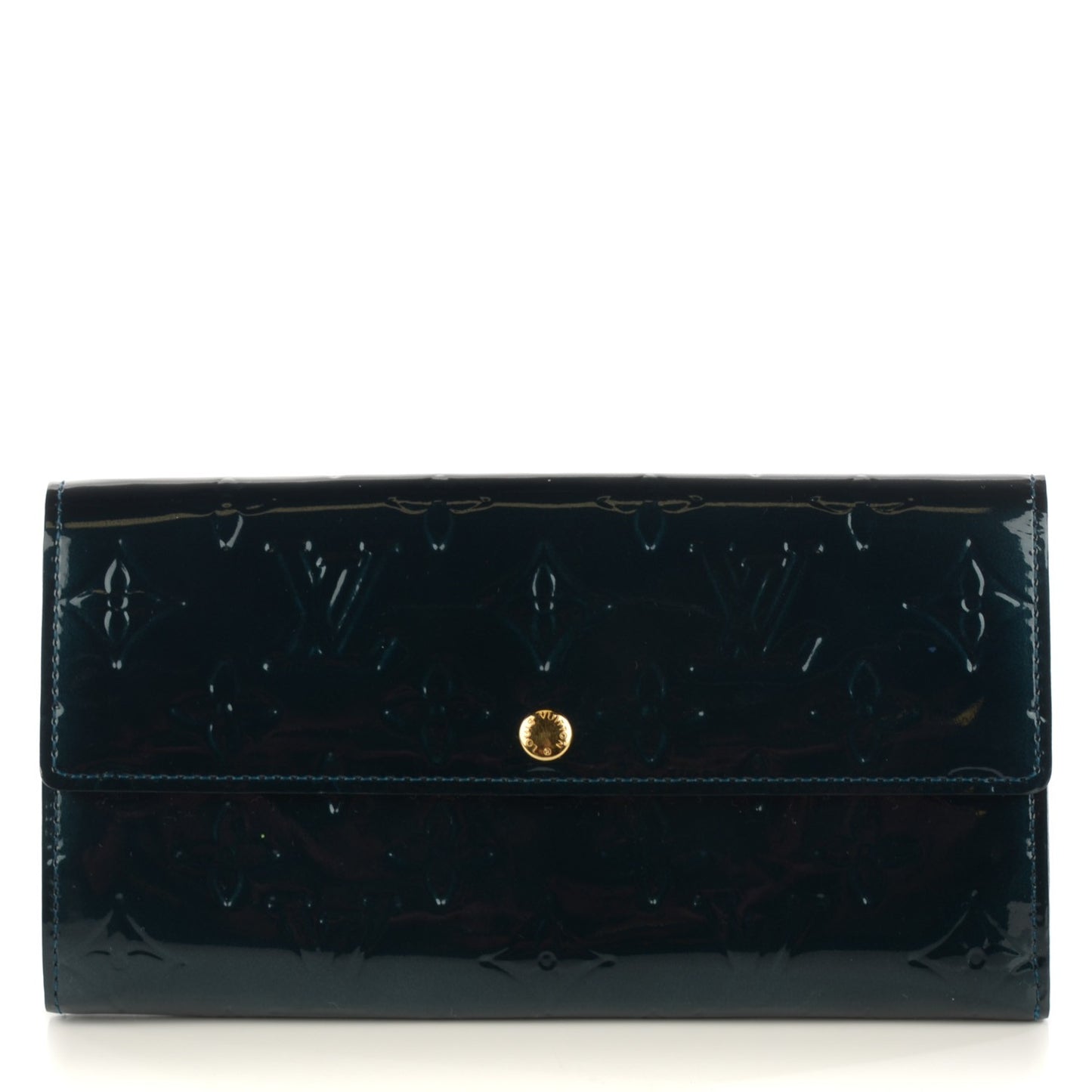 Vernis Sarah Wallet Blue Nuit