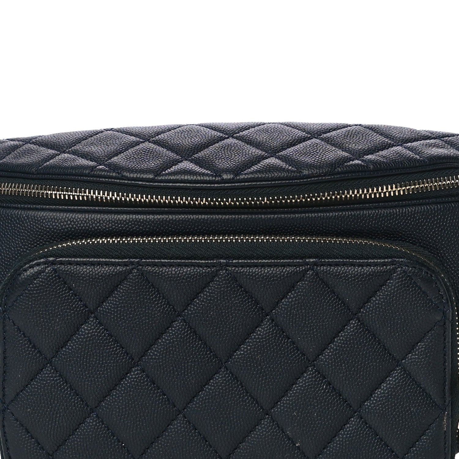 Chanel Caviar Quilted Business Affinity Waist Belt Bag Navy 8 of 14