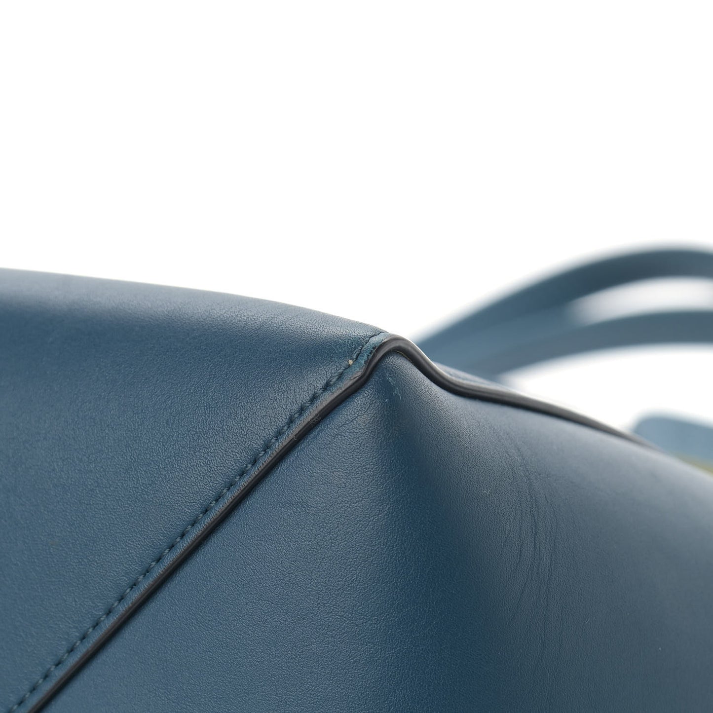 Smooth Calfskin Small Tassel Cabas Phantom Deep Blue