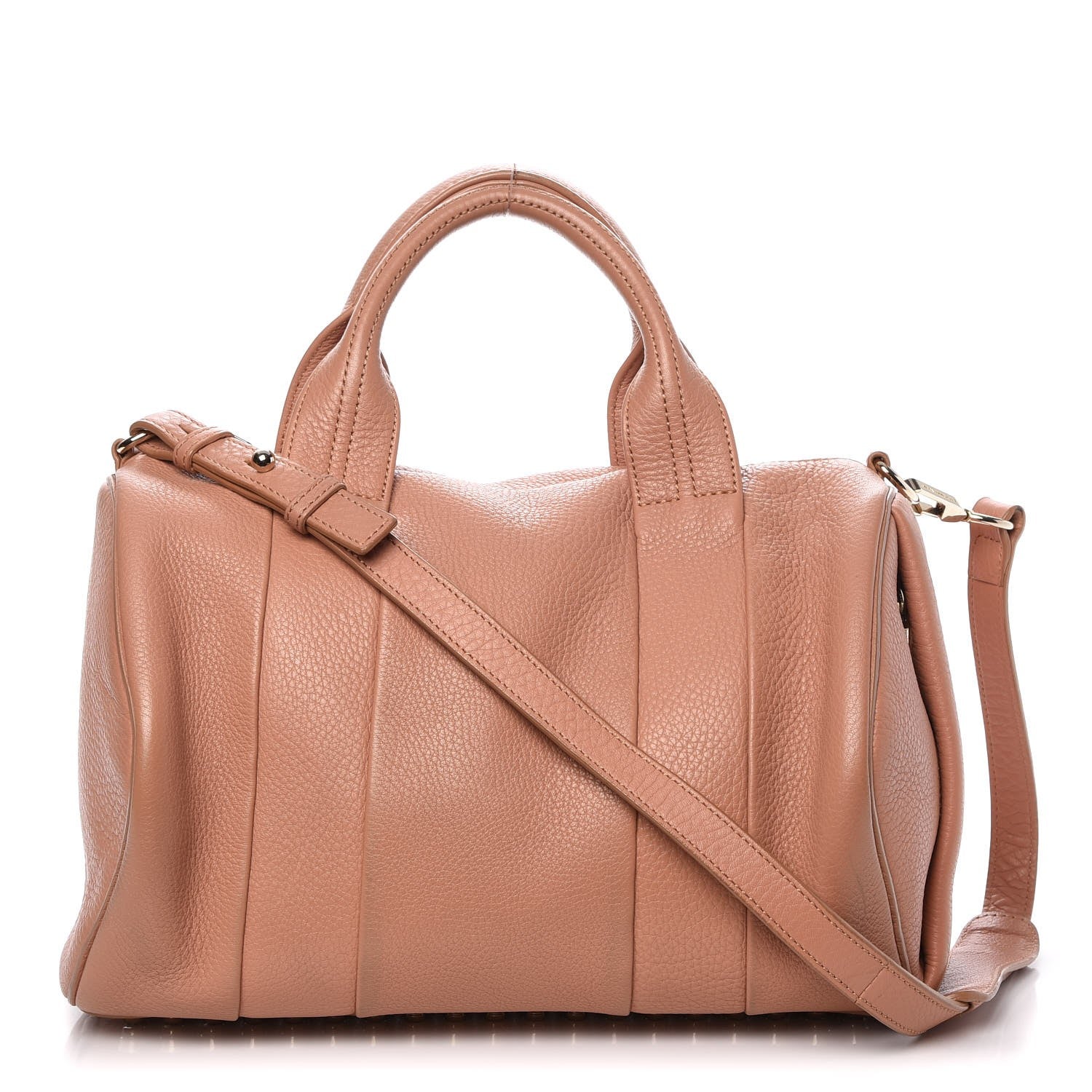 Alexander Wang Soft Pebbled Lambskin Rocco Tan Pale Gold Hardware 1 of 15