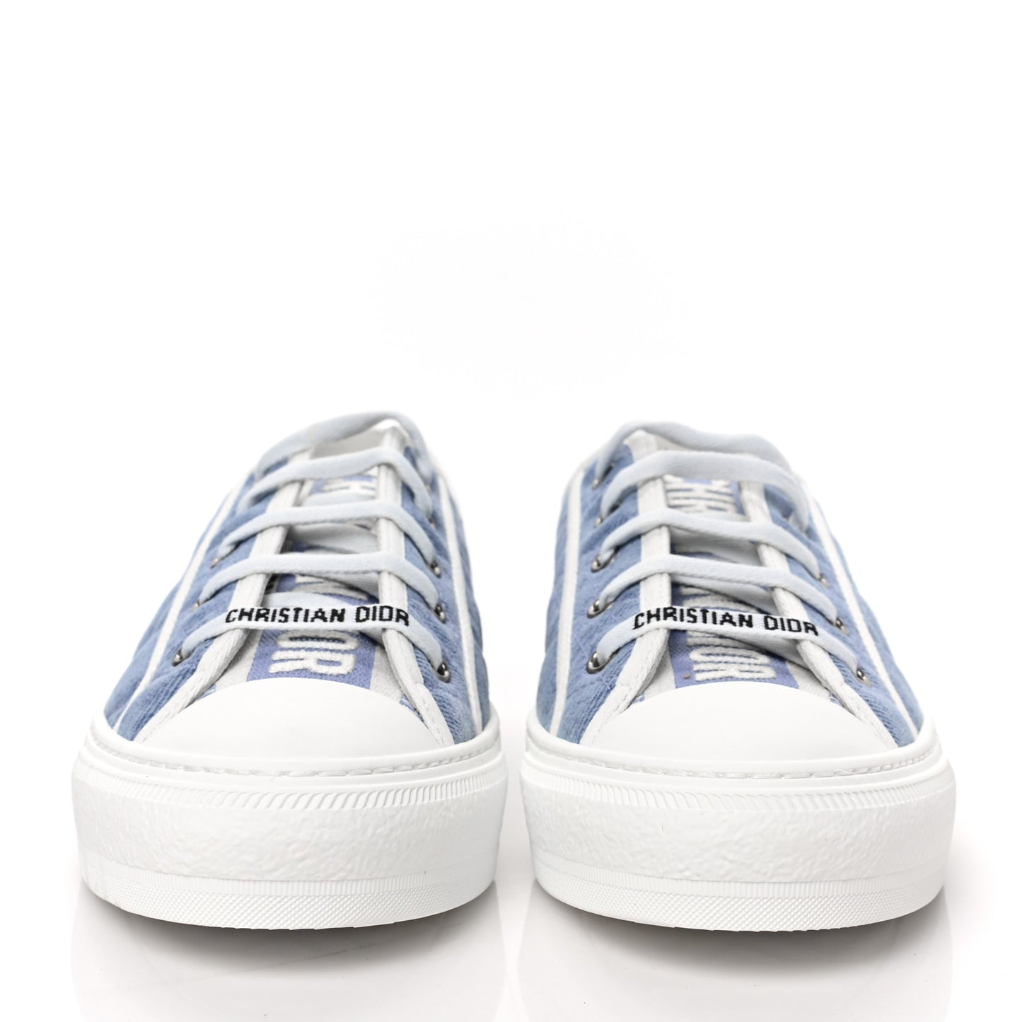 Denim Cannage Walk'N'Dior Low Top Sneakers 40 Dynamic Blue