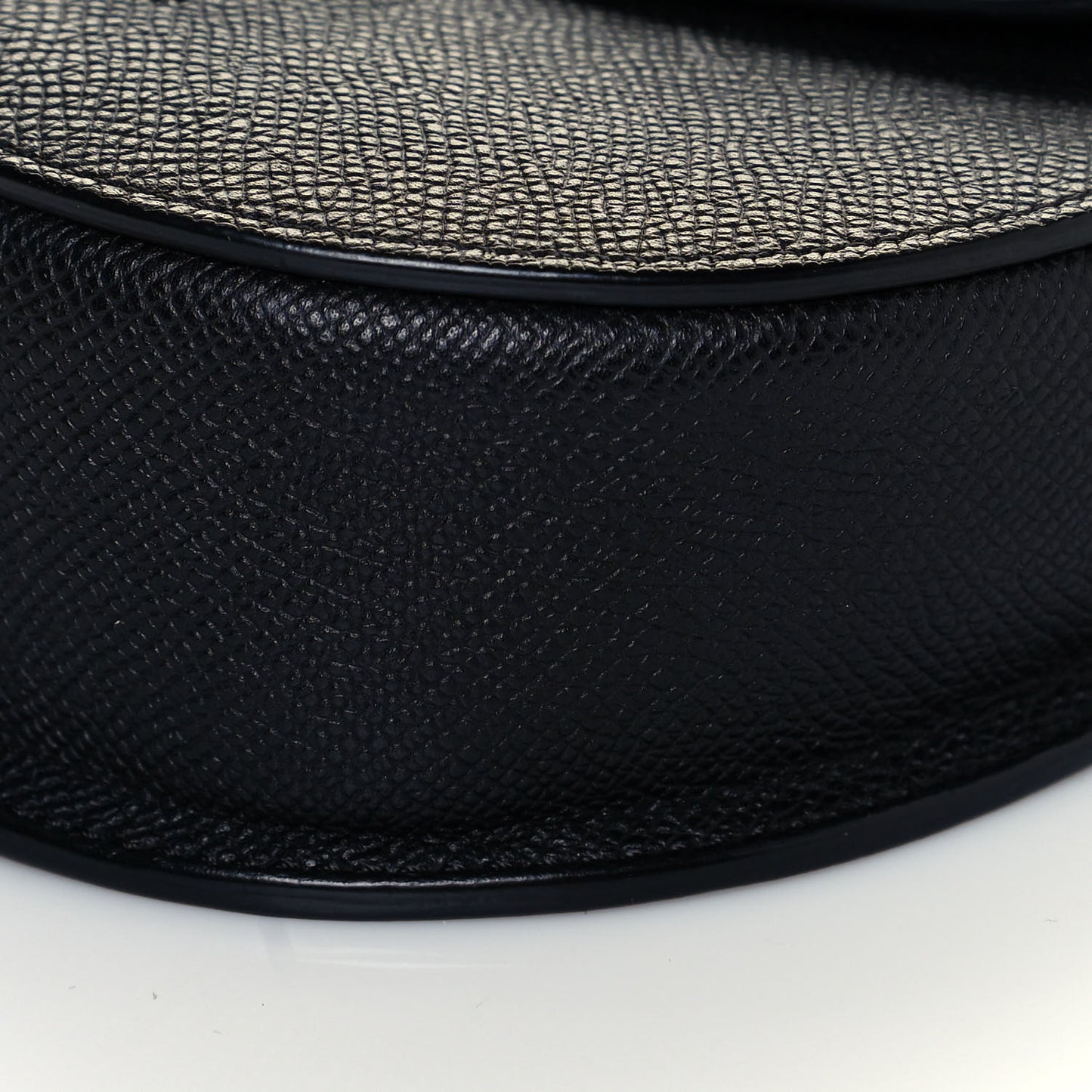 Grained Calfskin Small Trotteur Black