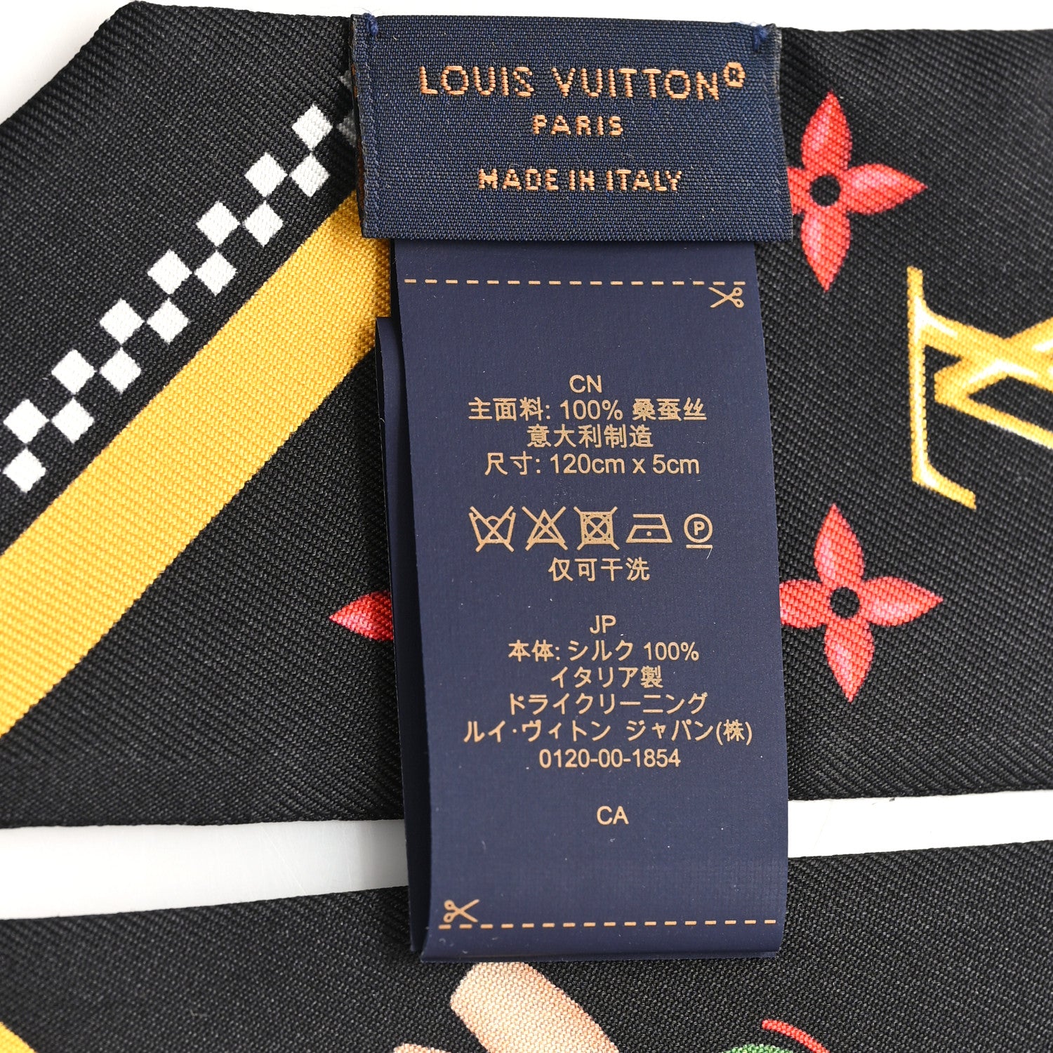 Louis Vuitton Silk Monogram 57th Street NYC Vivienne BB Bandeau Black 3 of 3