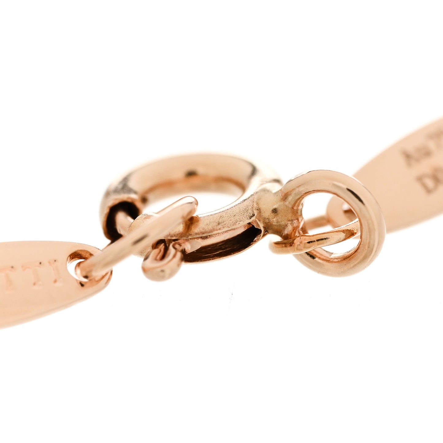 18K Rose Gold Diamond .10ct Elsa Peretti Diamonds by the Yard Bracelet
