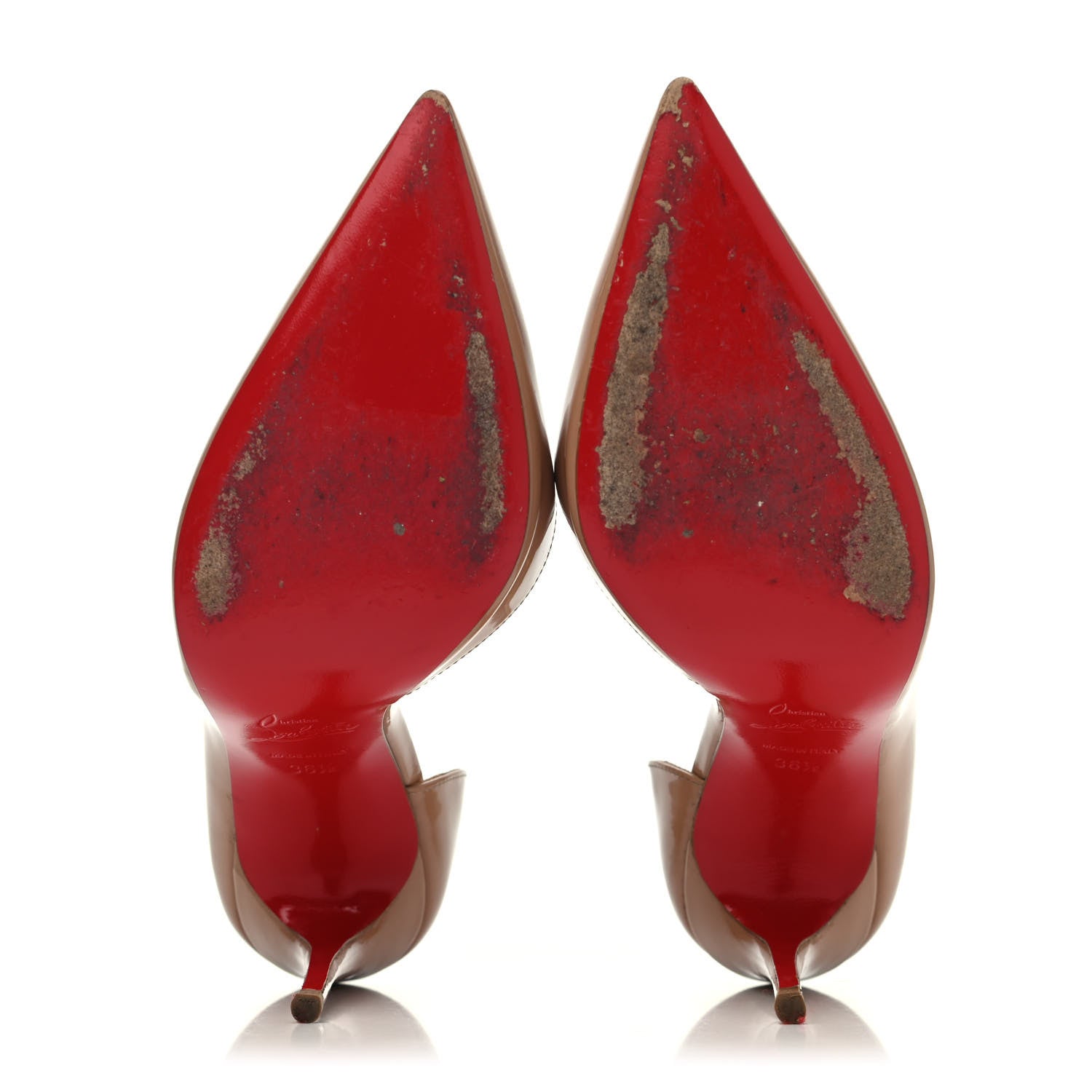 Christian Louboutin Patent Iriza 100 Pumps 36.5 Nude 4 of 4