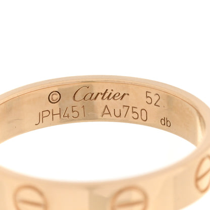 Cartier 18K Yellow Gold 3.5mm LOVE Wedding Band Ring 52 6 4 of 4
