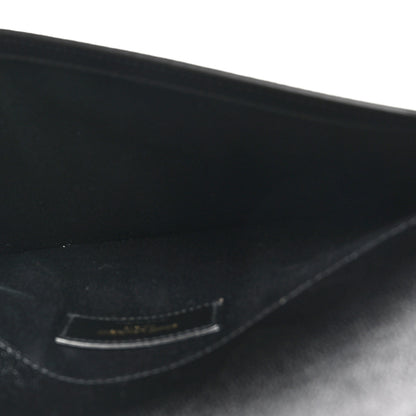 Saint Laurent Grain De Poudre Uptown Pouch Black 5 of 8
