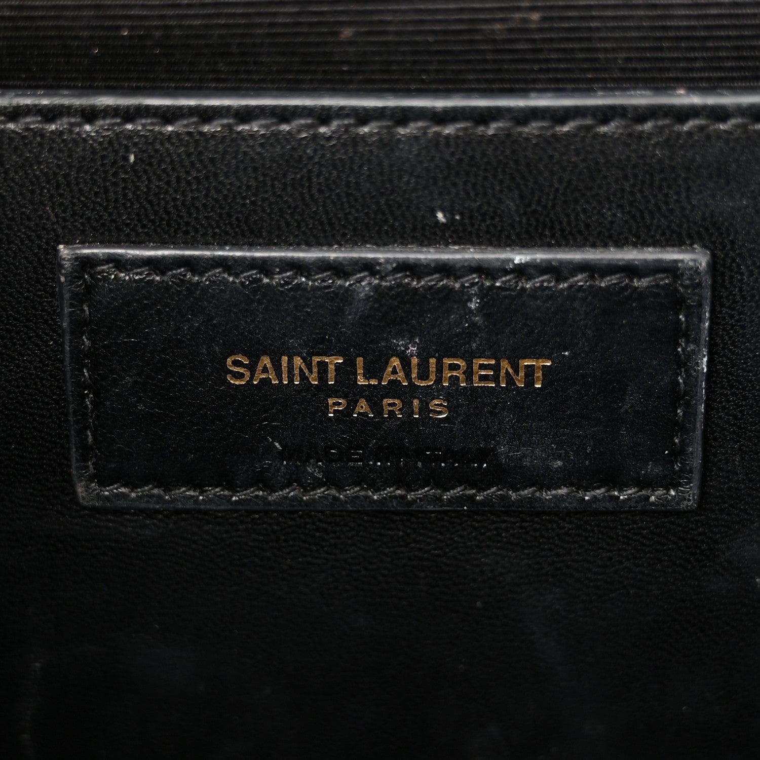 Saint Laurent Grain De Poudre Medium Monogram Kate Satchel Dark Beige 6 of 13