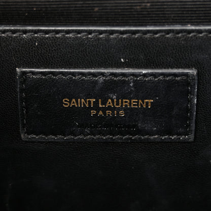 Saint Laurent Grain De Poudre Medium Monogram Kate Satchel Dark Beige 6 of 13