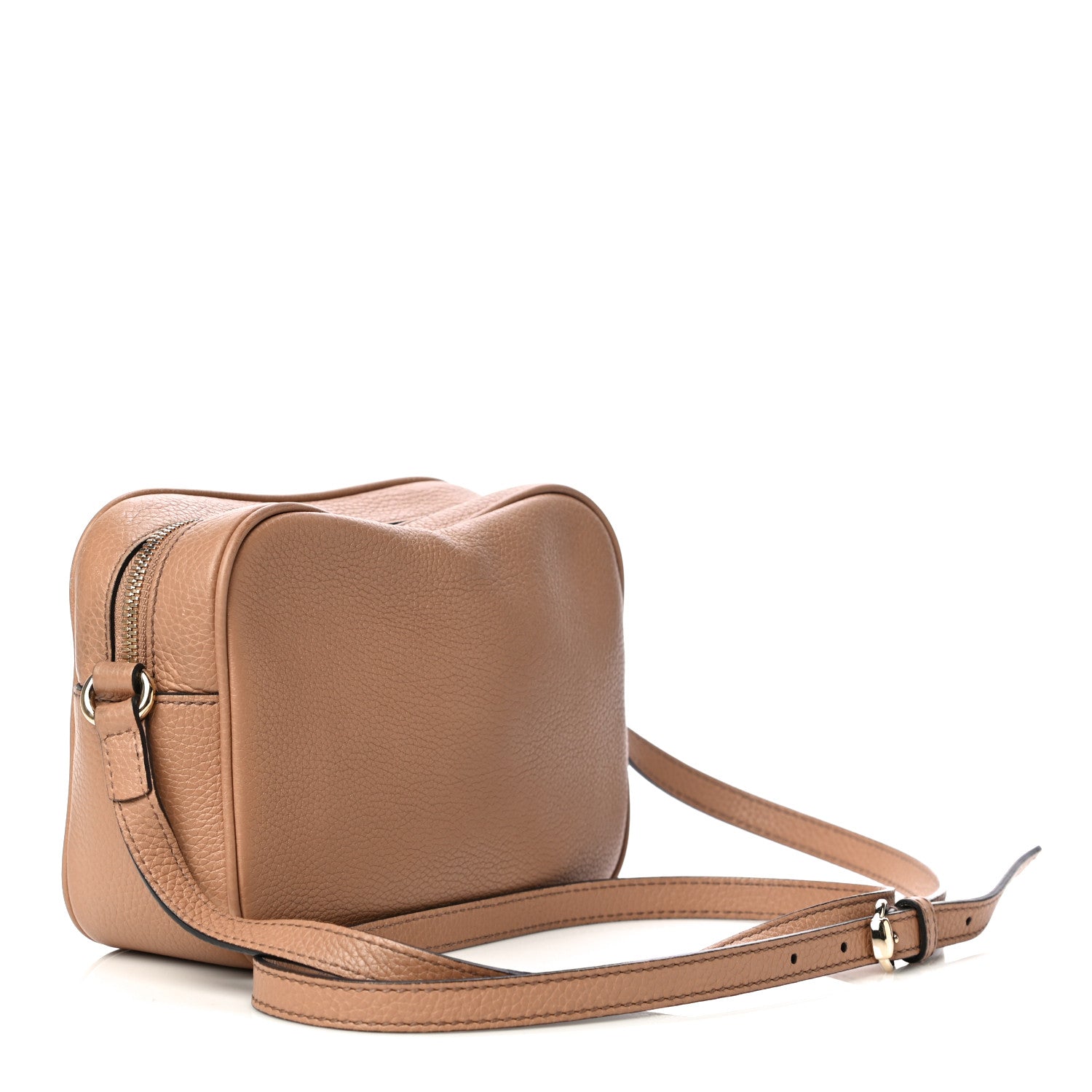 Gucci Pebbled Calfskin Small Soho Disco Bag Camelia 3 of 18