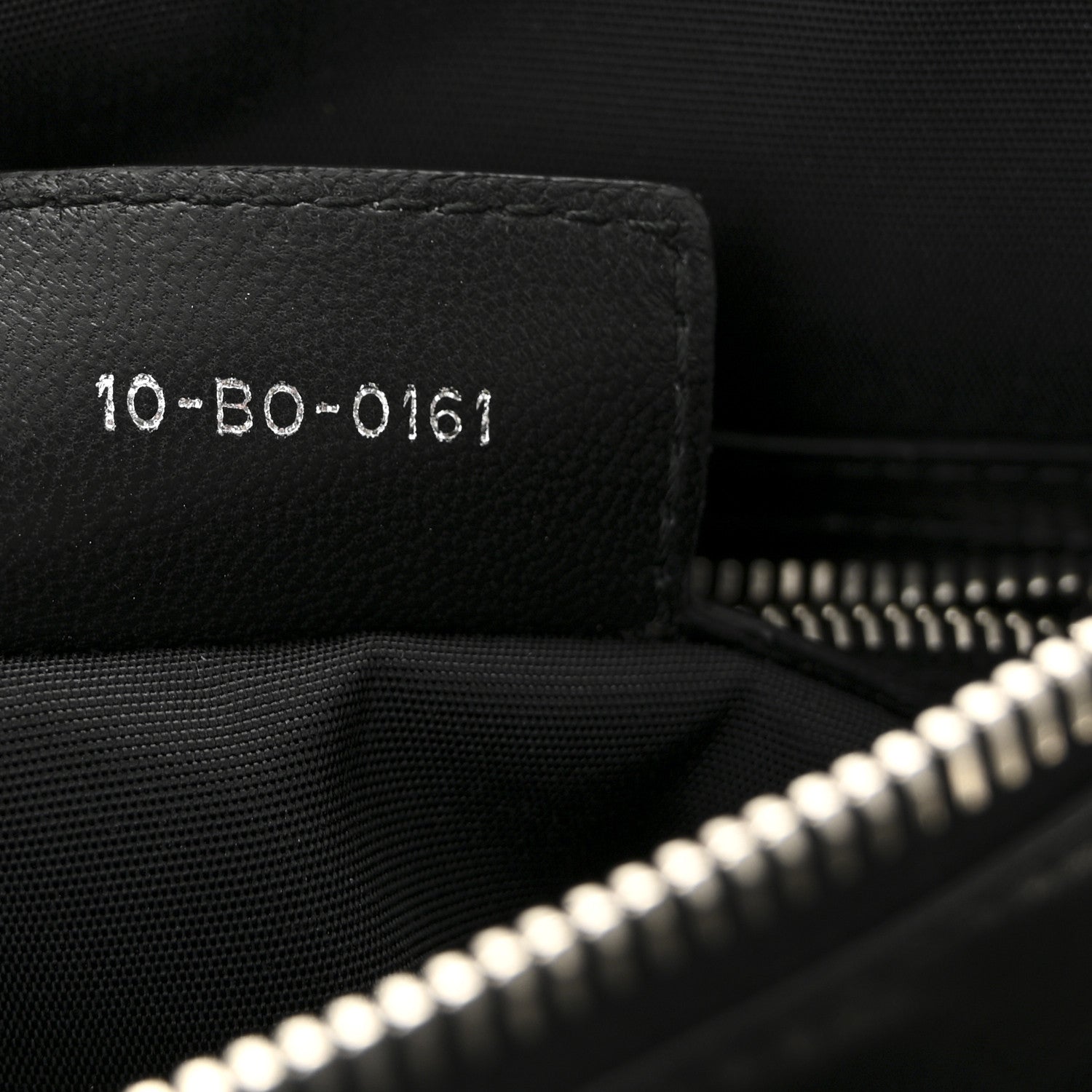 Christian Dior Lambskin Cannage Granville Polochon Black 7 of 10